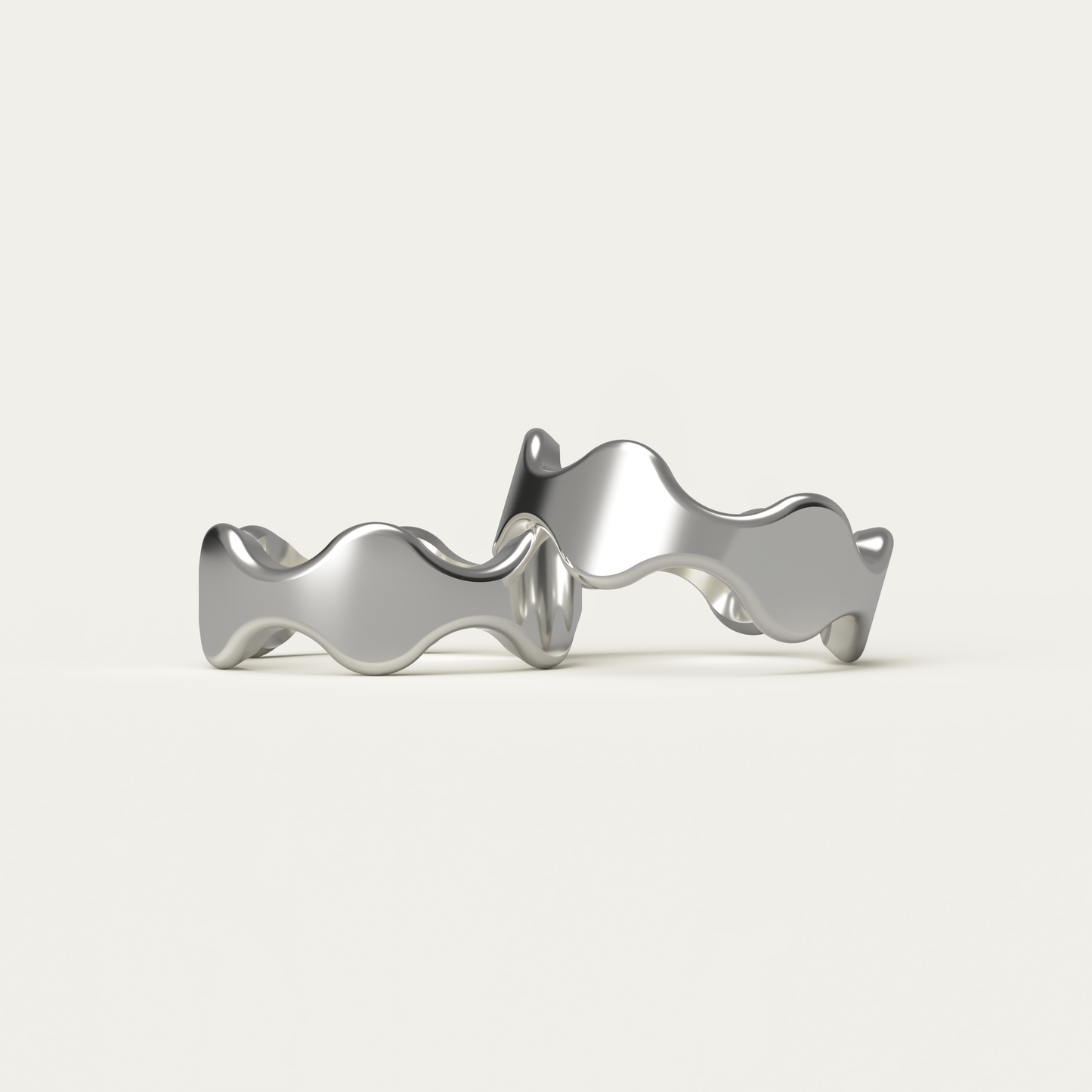 Wave Ring - 92.5 Sterling Silver