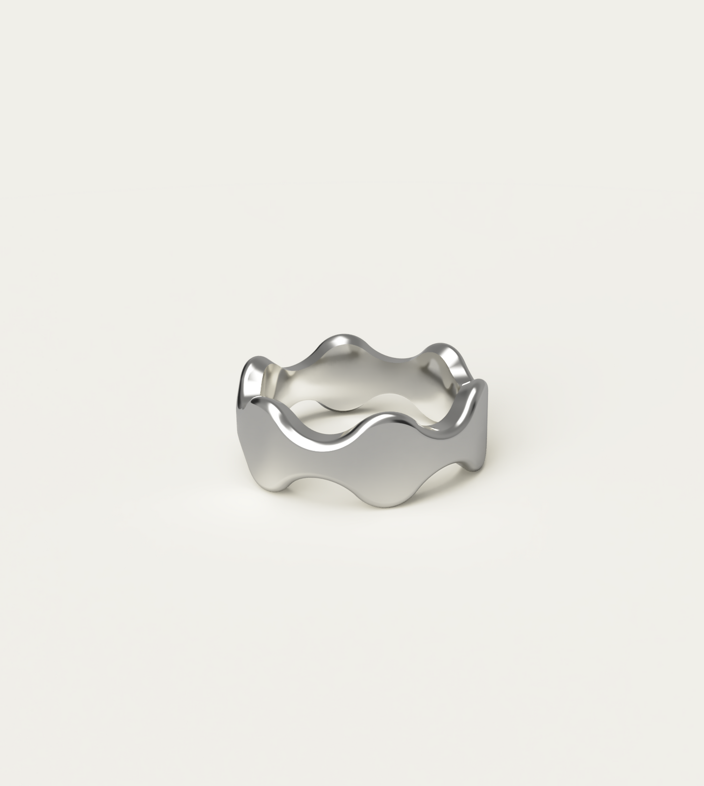 Wave Ring - 92.5 Sterling Silver